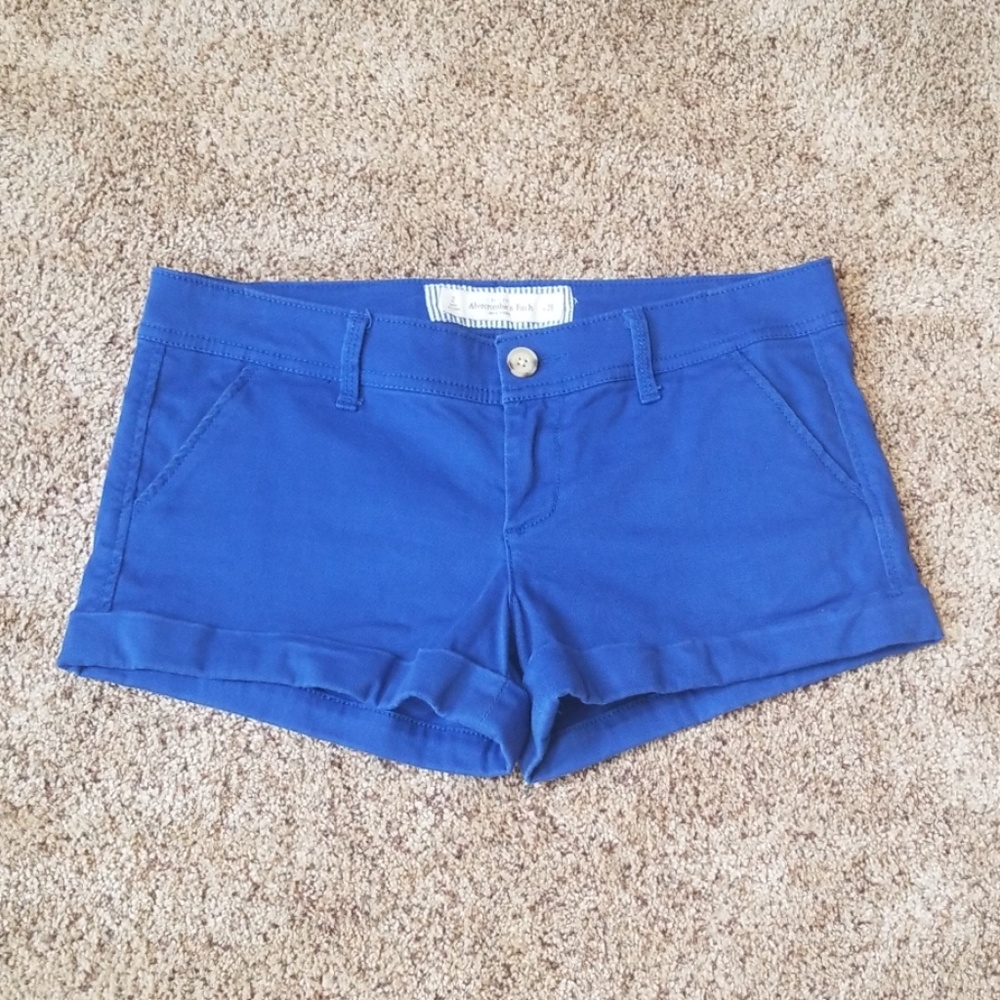 Royal blue Abercrombie & Fitch shorts